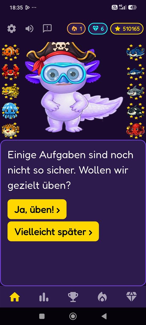 Ixilotl führt im Dialog durch eine Empfehlung
